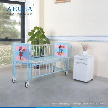 AG-CB003 matériel médical enfants en acier pas cher bébé lits